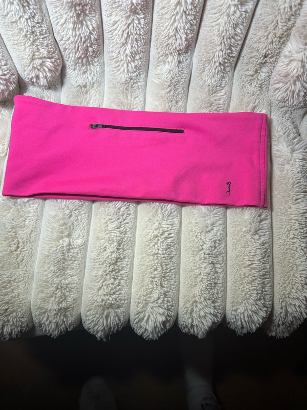 HipsSister Pink Running Belt - Zippered Pocket - Waistband - Picture 4 of 4